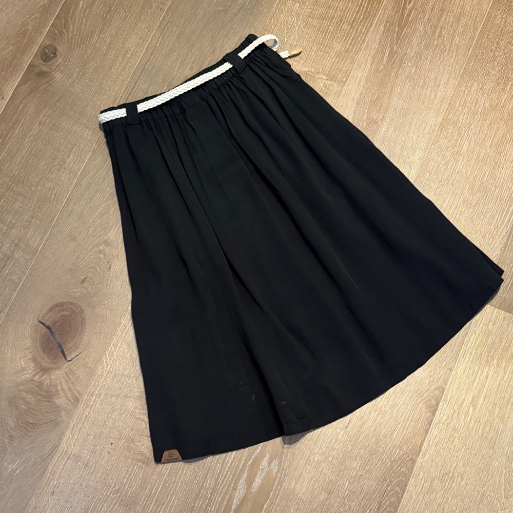 NWT Ragwear Black Skirt with Belt - Picture 3 of 12